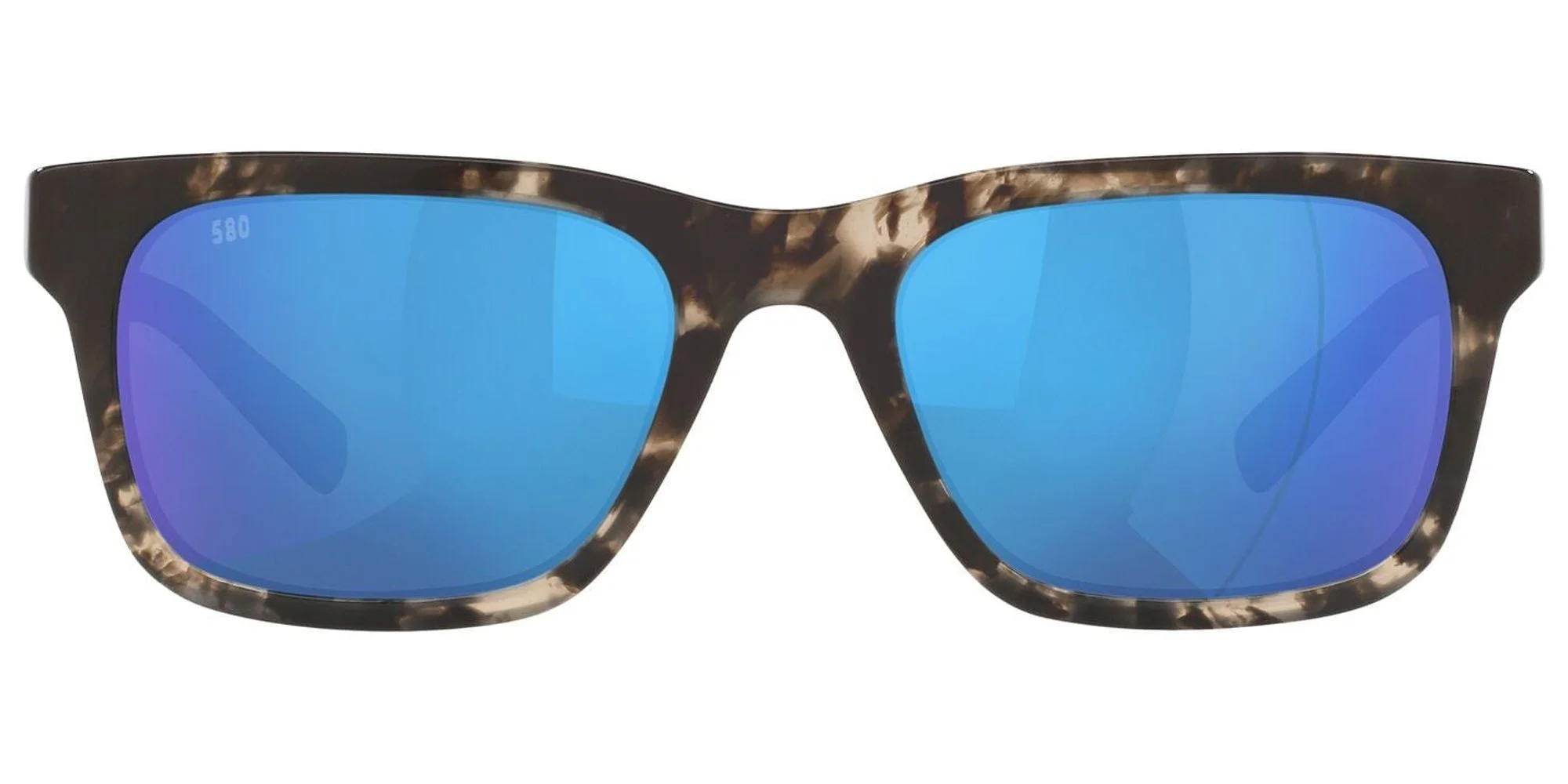 Costa Del Mar Tybee Polarized Blue Mirror 580G Square Sunglasses TYB 282 OBMGLP