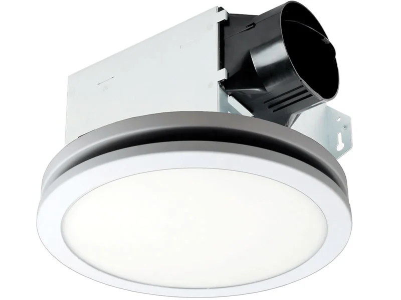 Delta Electronics ITG100RLED BreezIntegrity 100 CFM Exhaust Bath Fan & Dimmable Edge-Lit LED Light