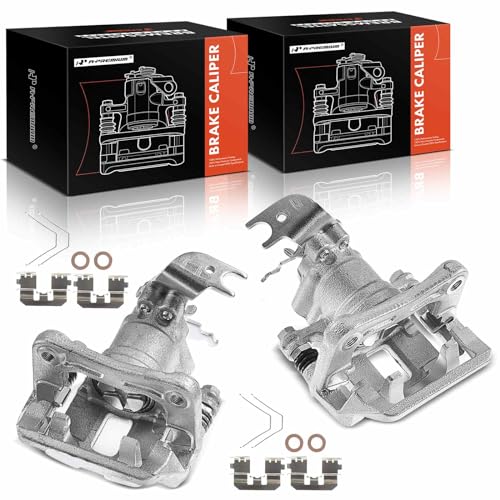 A-Premium Disc Brake Caliper Assembly with Bracket Compatible with Select Honda and Acura Models - Accord 2008-2012, TSX 2009-2014 - Rear Driver and Passenger Side