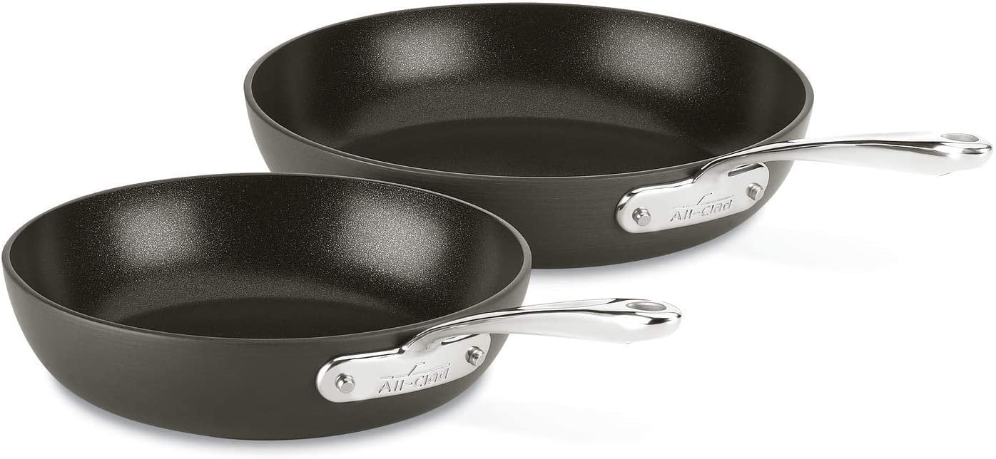 All-Clad Essentials Nonstick Fry pan set, 2-Piece