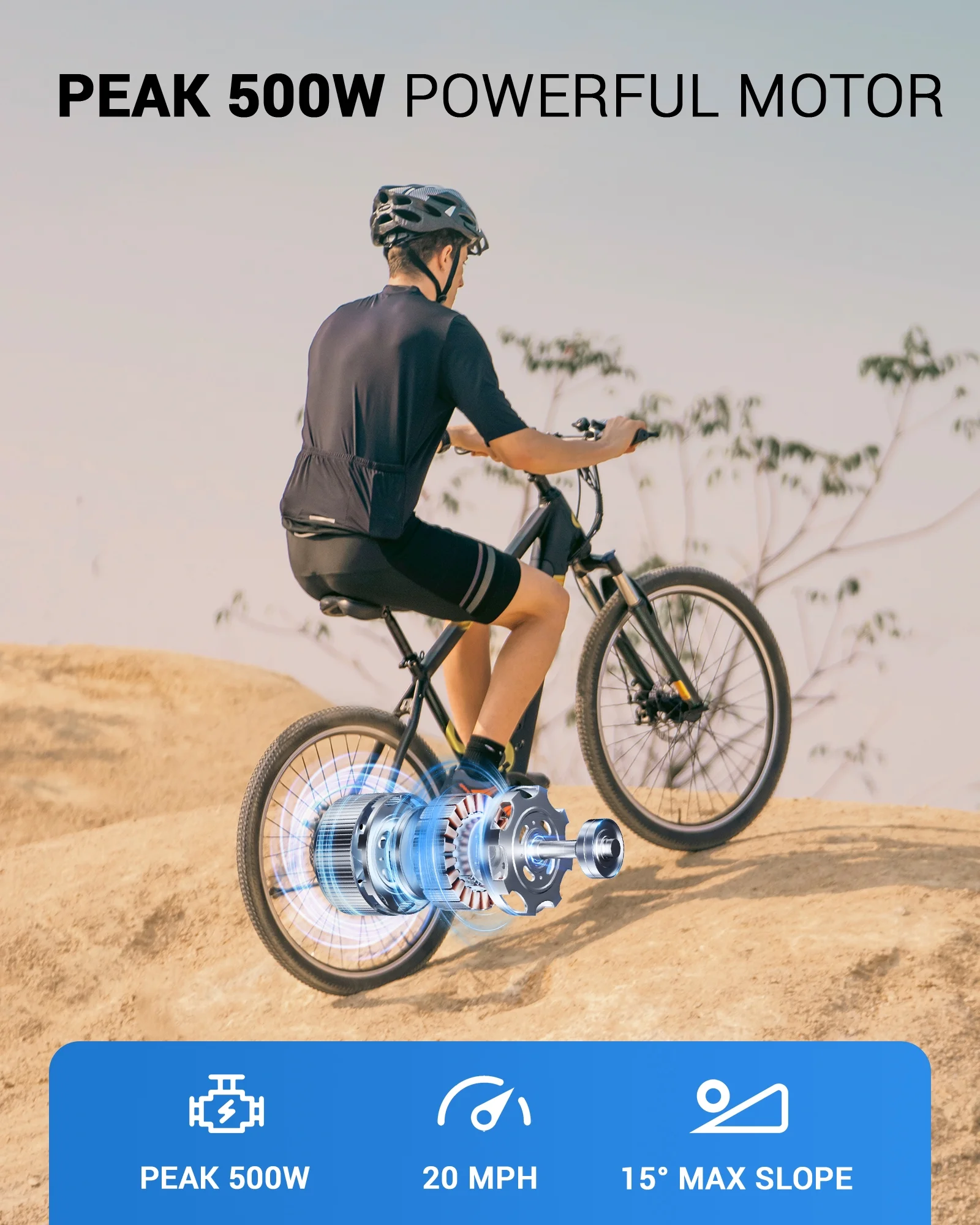 Kistp 350W Electric Bike 26