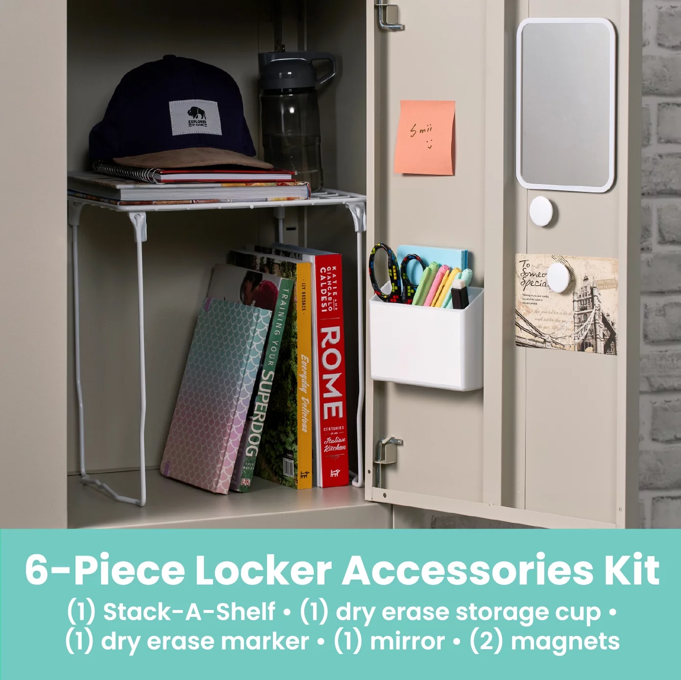 Lockermate 7-Piece Locker Kit® with 12