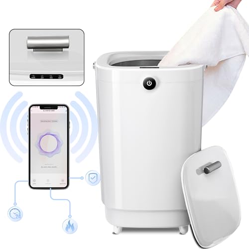 WiFi Smart Towel Warmer 25L Large Capacity Towel Warmers for Bathroom 24H Timer Hot Towel Warmer Bucket, Overheat protection, 3 Heating Settings Fits Up to Two 60