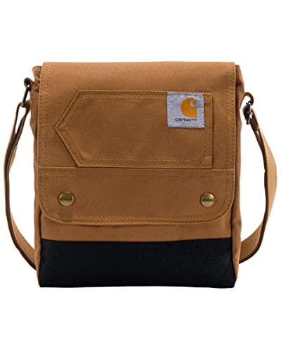 Carhartt Women's Crossbody Snap Bag Durable Adjustable Crossbody Bag with Flap Over Snap Closure