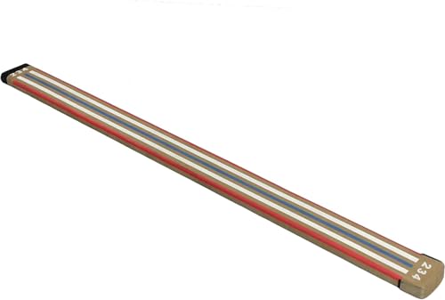 Tumbl Trak 8 Ft Laser Balance Beam with Solid Wood Core Gymnastics Low Balance Training Beam