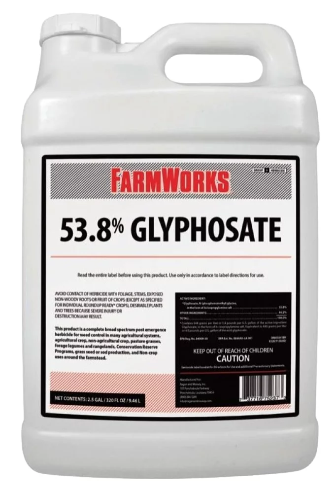 FarmWorks 75237 FW 53.8% Glyphosate Grass and Weed Killer 2.5 gal.