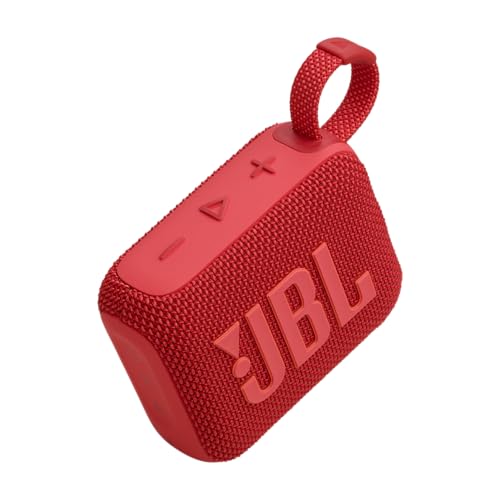 JBL Go 4 - Ultra-Portable, Waterproof and Dustproof Bluetooth Speaker, Big Pro Sound with Punchy bass, 7-Hour Built-in Battery, Made in Part with Recycled Materials (Blue)