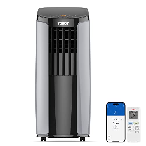 TOSOT Portable Air Conditioner Quiet, Remote Control, Built-in Dehumidifier, Fan
