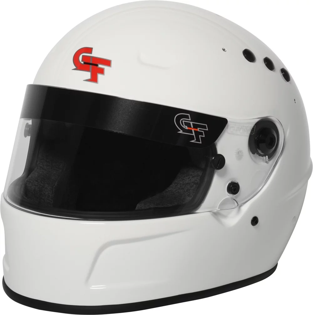 G-FORCE 13016LRGWH Helmet - Rift Air - Full Face - Snell SA2020 White - Large