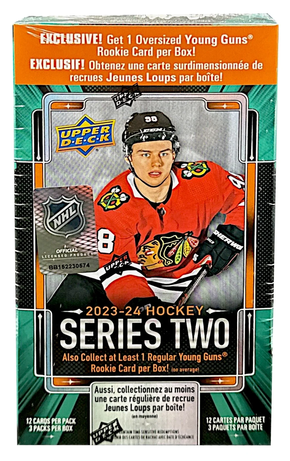 2023-24 Upper Deck Series 2 Hockey Walmart Exclusive Oversized Young Guns Blaster