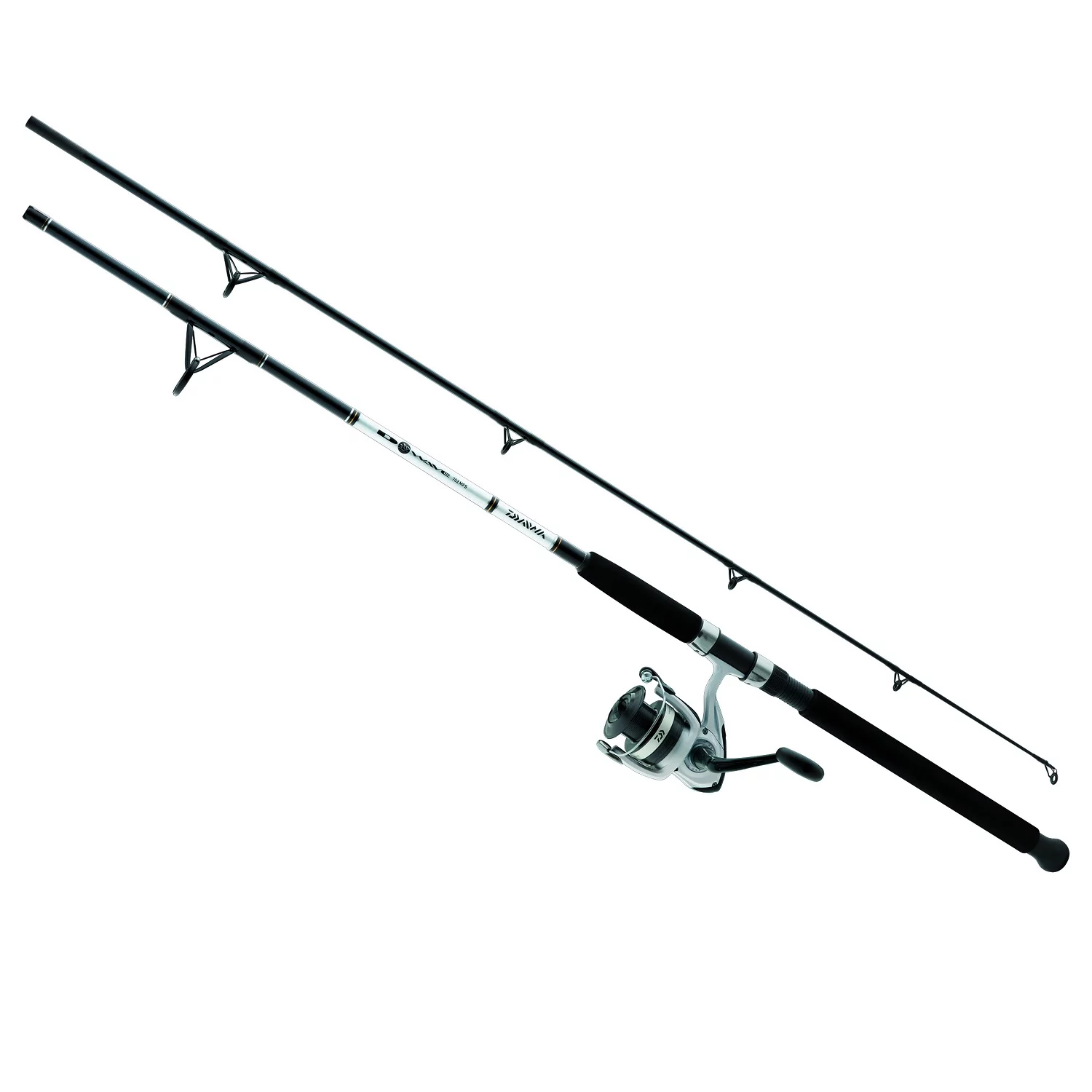 D-Wave DWB-B Spinning Combo, 4500-Sz Reel, No Line, 1RB, 350/12, 300/14, 220/17, 8', M