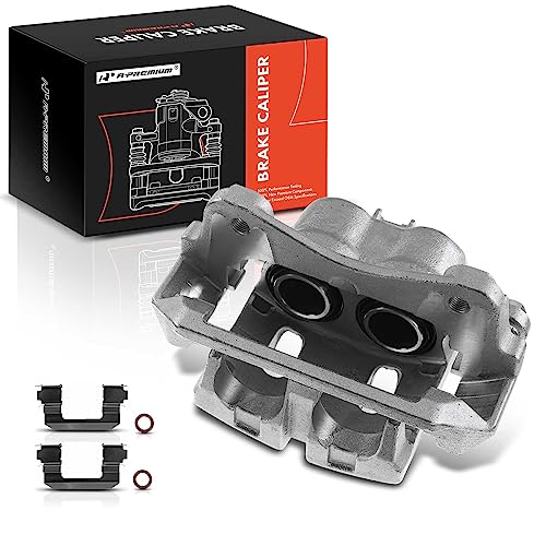 A-Premium Disc Brake Caliper Assembly with Bracket Compatible with Select Acura and Honda Models - TL 2009-2014, TLX 2015-2020, Ridgeline 2006-2014, L4 2.4L, V6 3.5L, V6 3.7L - Front Left Driver Side