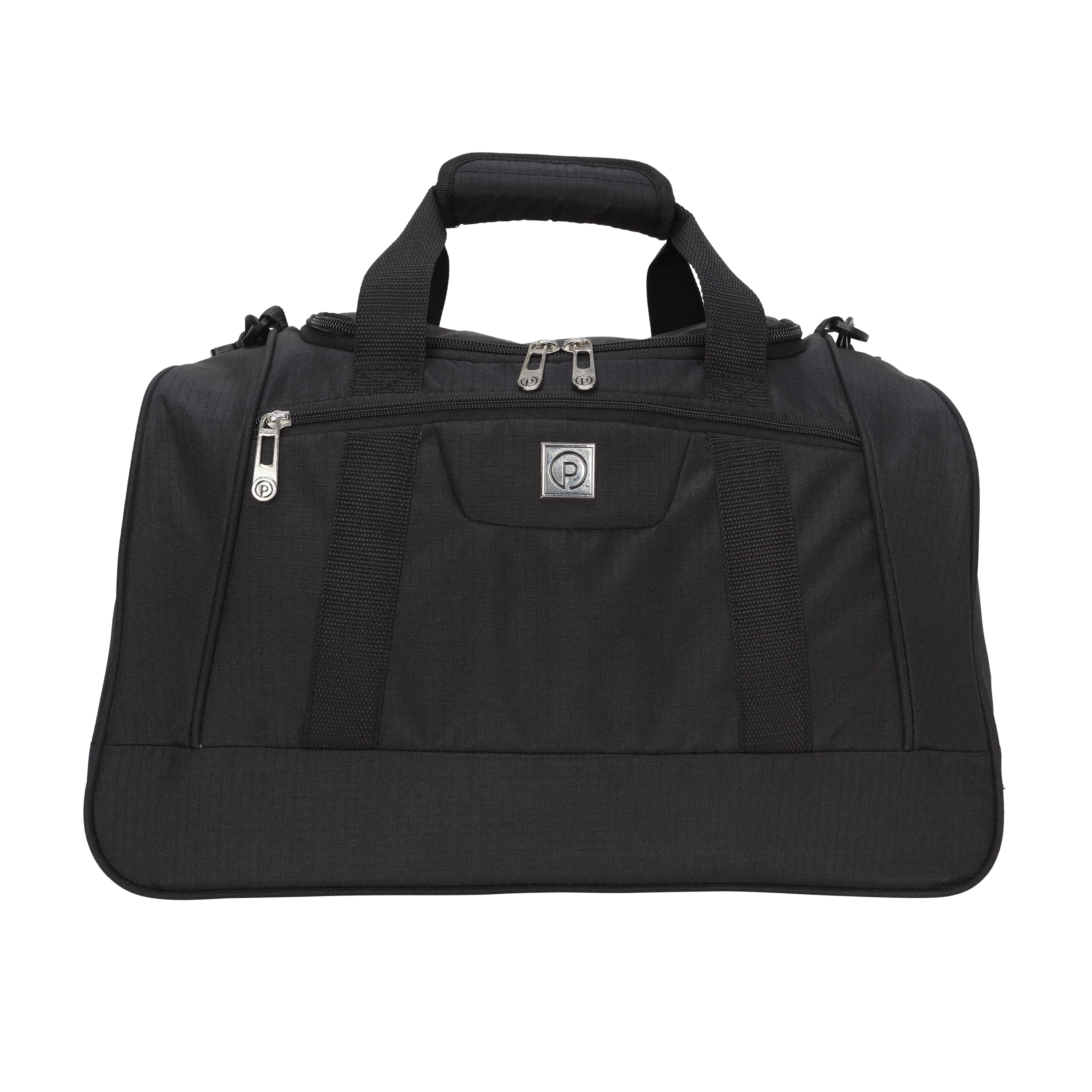 Protege 3 Piece Traveling Hardside Value Luggage Set, Black, 28