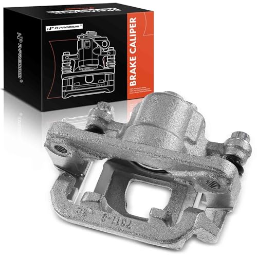 A-Premium Disc Brake Caliper Assembly with Bracket Compatible with Nissan Models - Altima 2002-2006/2013-2018, Maxima 2003-2006 (Built After 01/2003), Maxima 2019-2022 - Rear Right Passenger Side